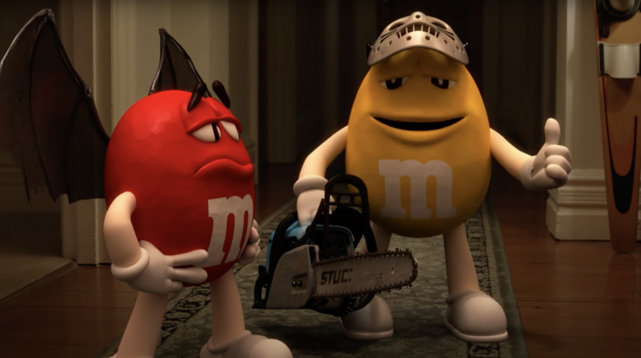halloween commercial ads M&M's chocolate